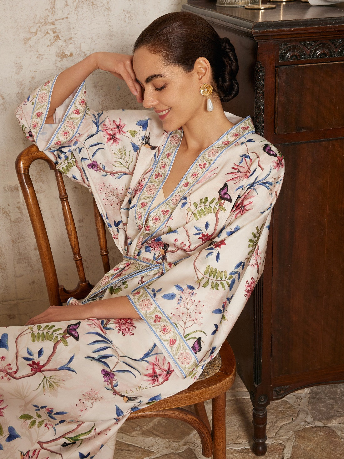 新品　セリザワ　Design Kimono Dress beige 新品 セリザワ Design Kimono Dress beige - メルカリ