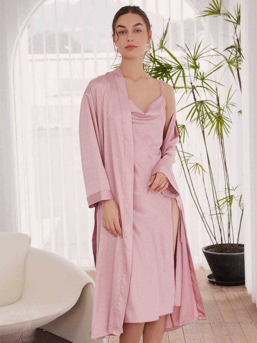 Robe Dress Set Pink - ulivary