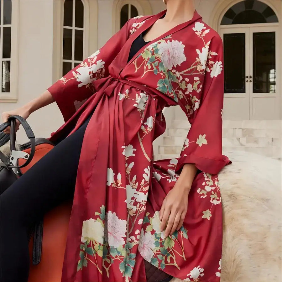 4 Things About Red Robe You Need to Knowulivary Silk Robe