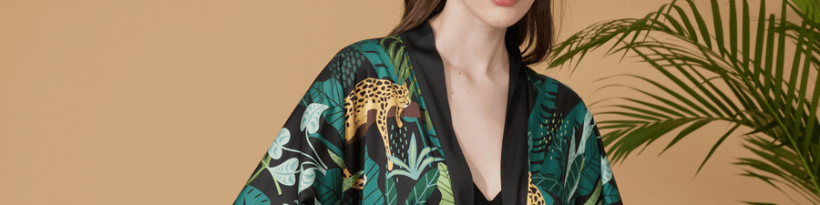 Leopard Robes & Kimonos