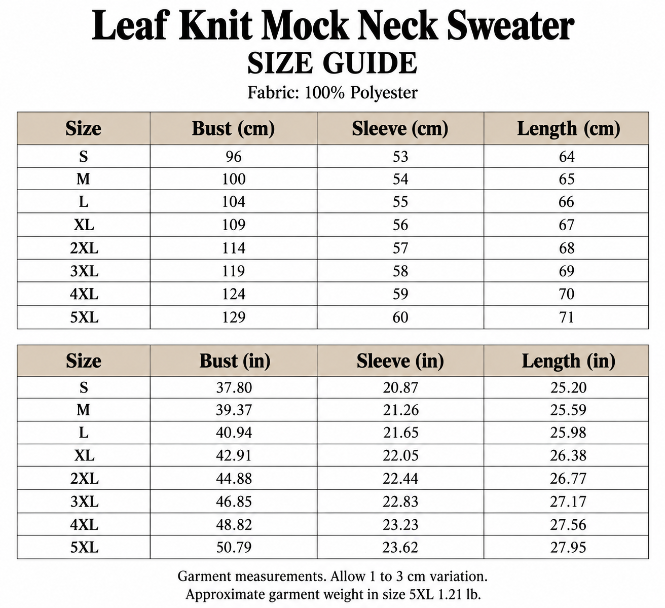 Boutique Leaf Textured Mock Neck Knit Sweater