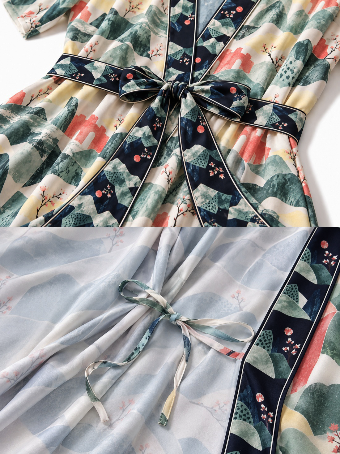 Sage Sierra Short Robe with Pockets