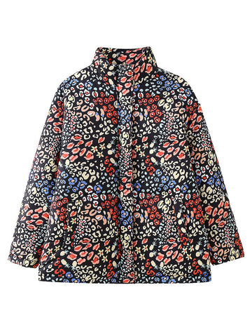 Zippered Puffer Jacket
