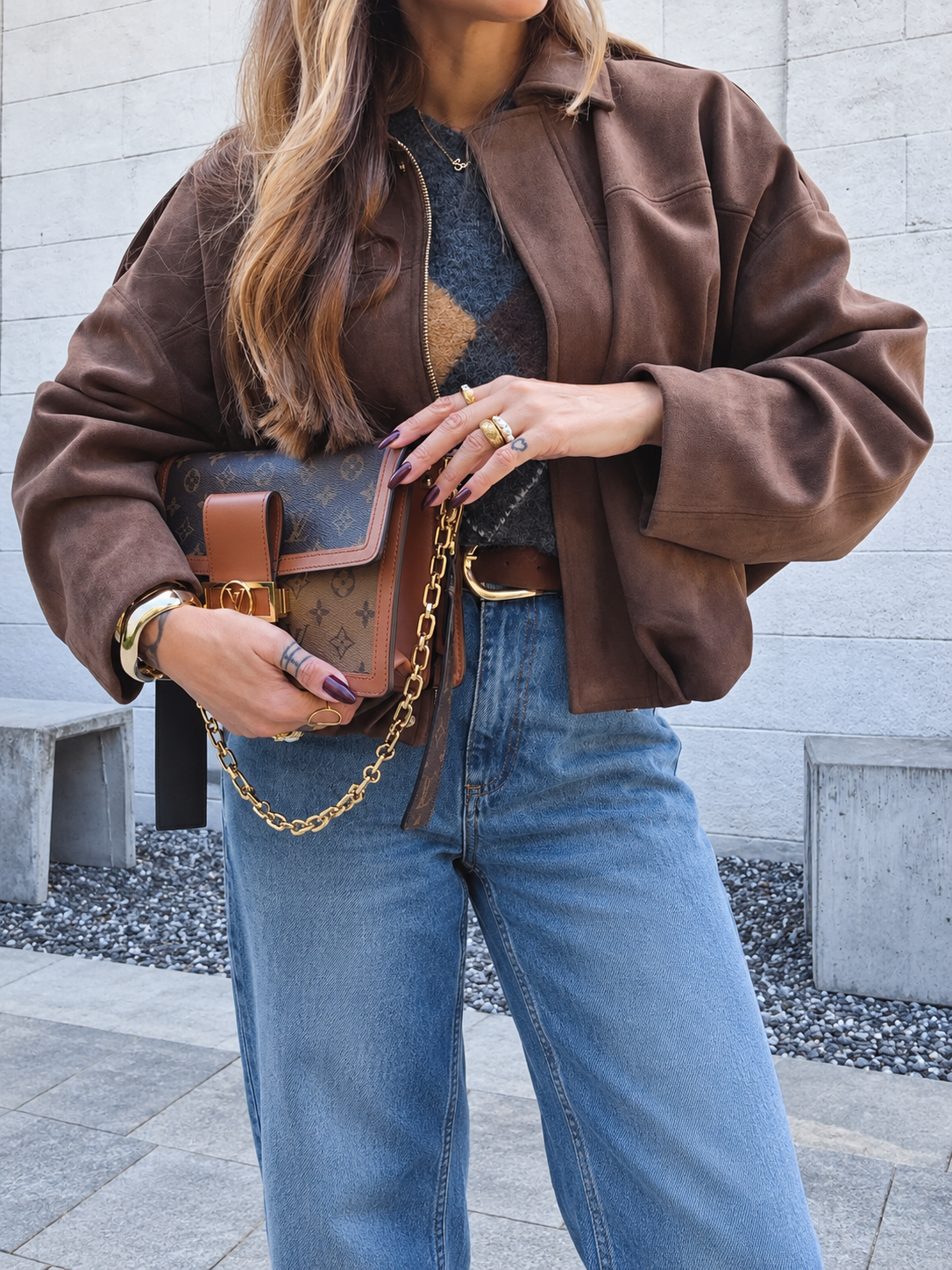 Minimalist Oversized Collared Zip Front Jacket
