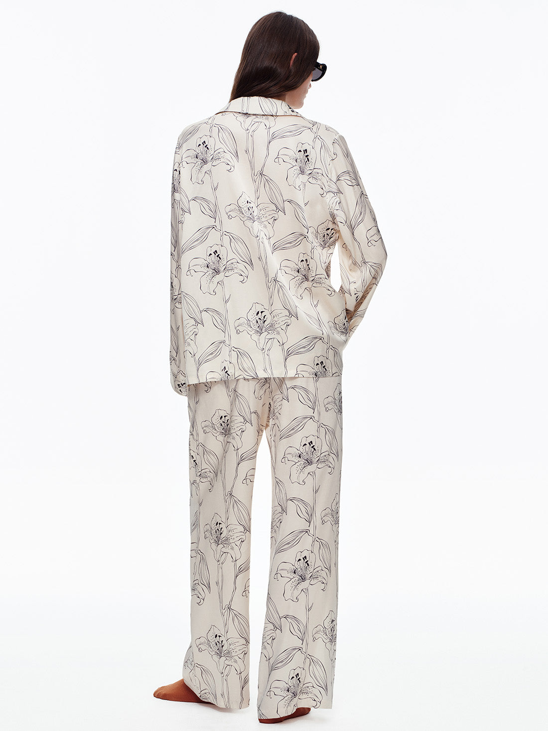 Ivory Lily Long Pajama Set