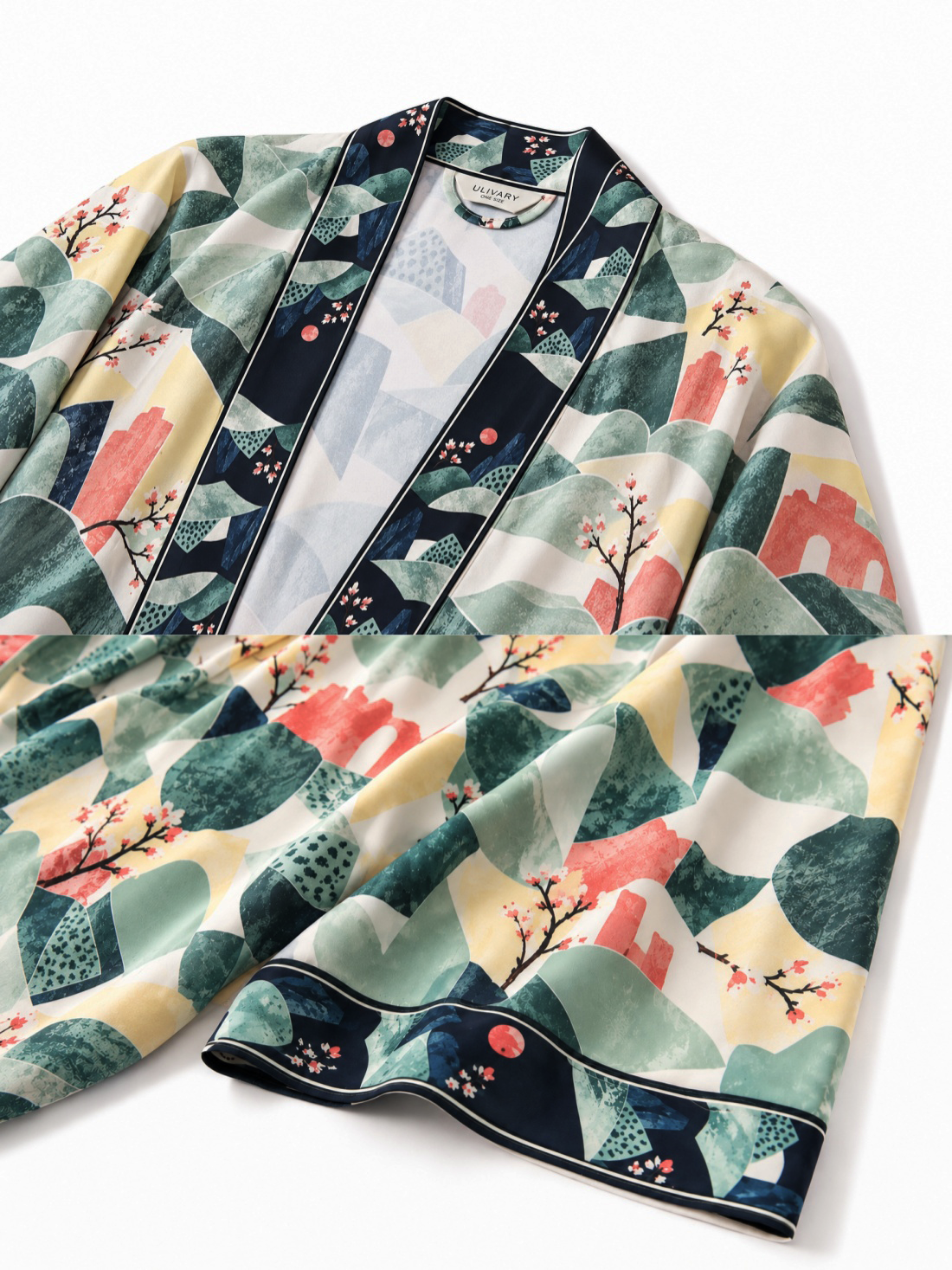Sage Sierra Short Robe with Pockets