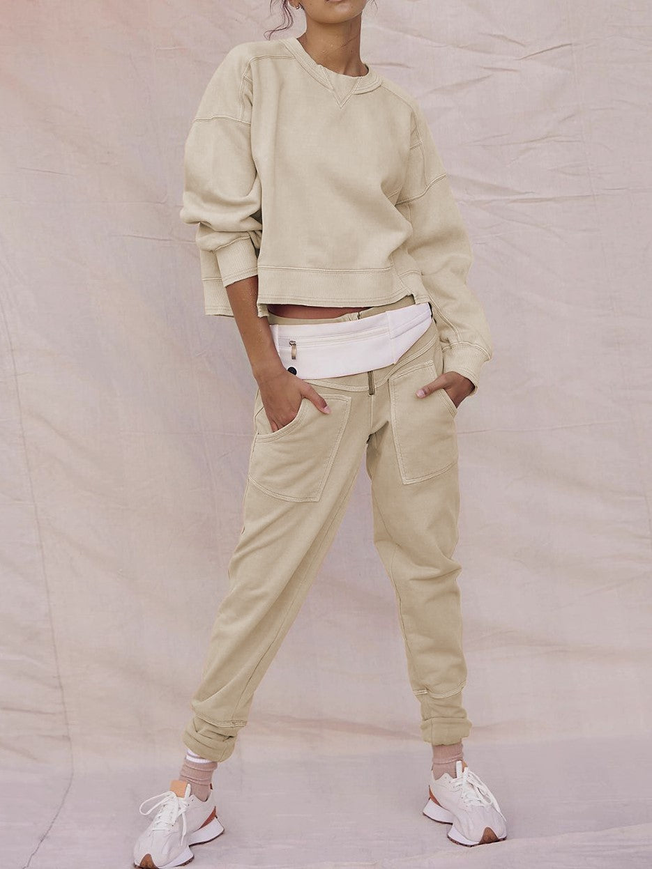 Women's Cropped Crewneck Sweatshirt