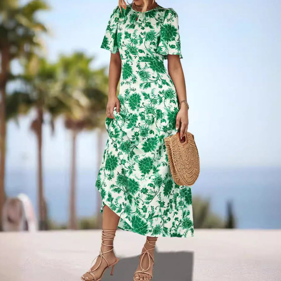 Metallic Strap Sleeveless Dress