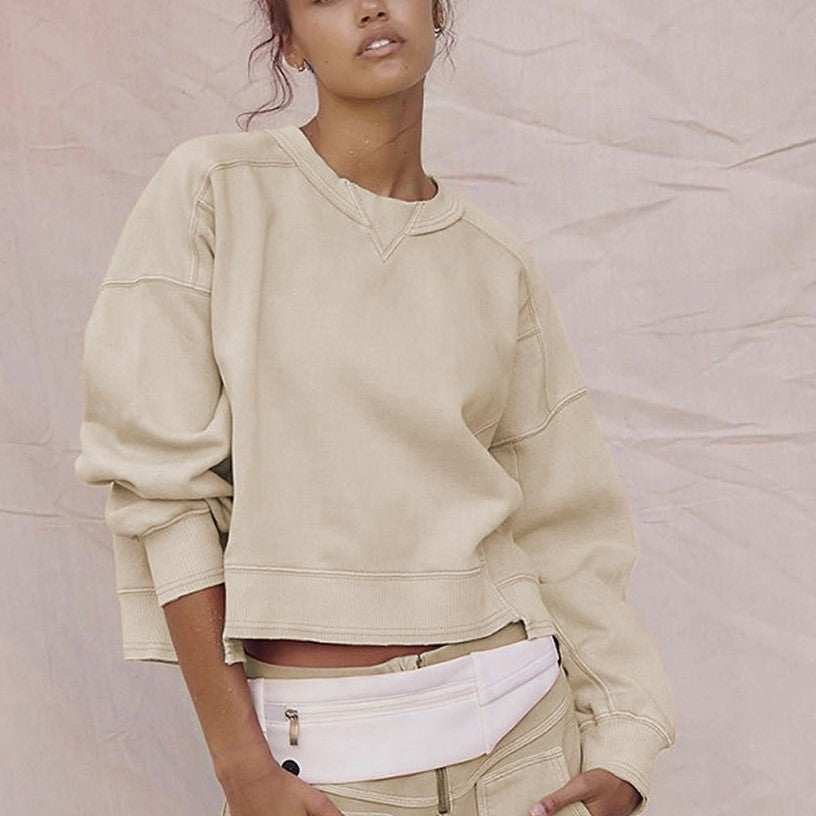 Women's Cropped Crewneck Sweatshirt