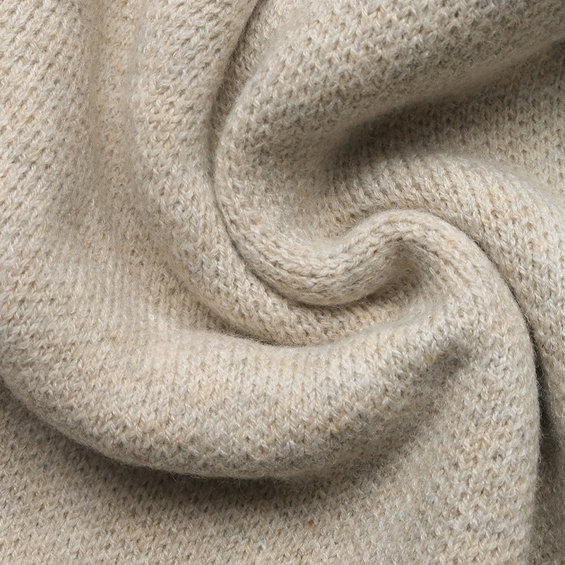 Contrast Trim Knit Cardigan Sweater