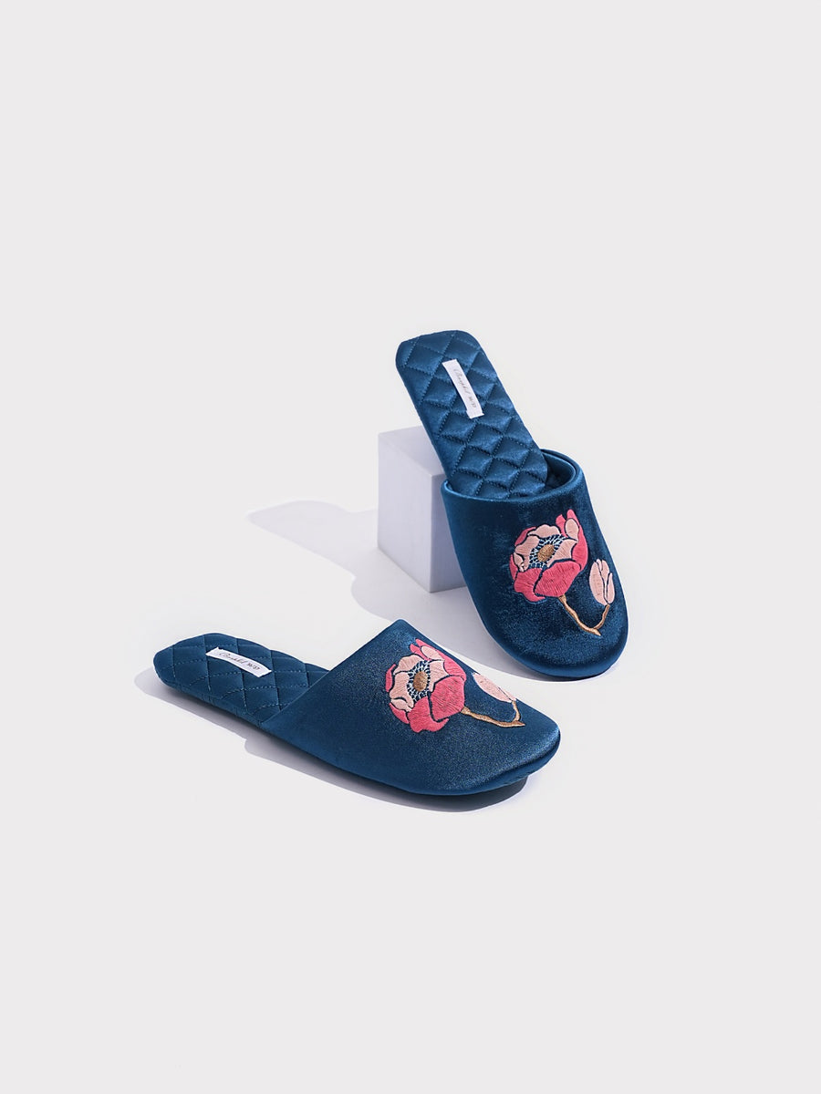 Soft Sole Floral Print Slippers