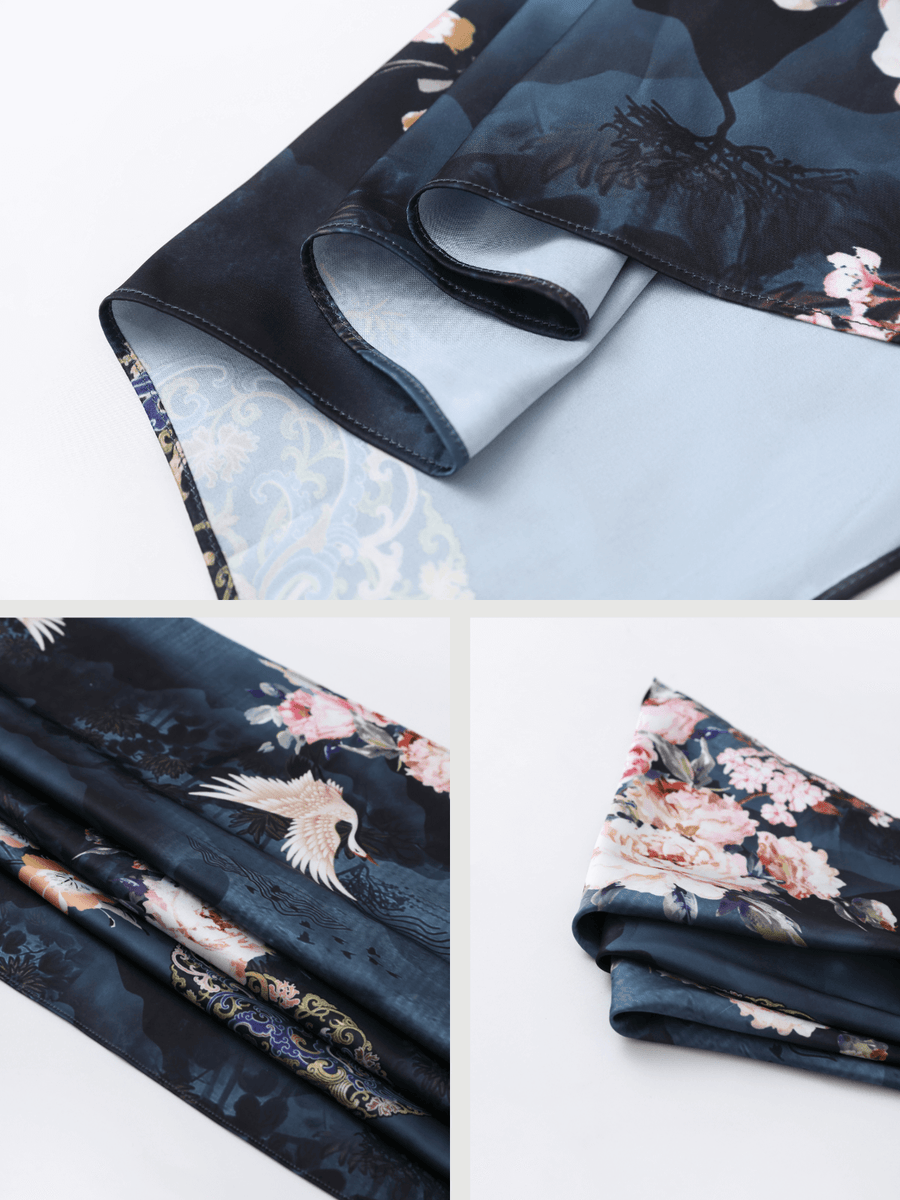 Luxury Asian-inspired Kimono Robe Accessory Giftbox 6-Pcs