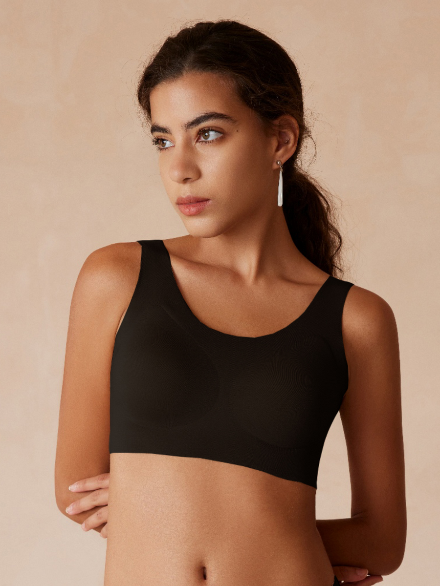 Cloud-Like Seamless U-Neck Bra