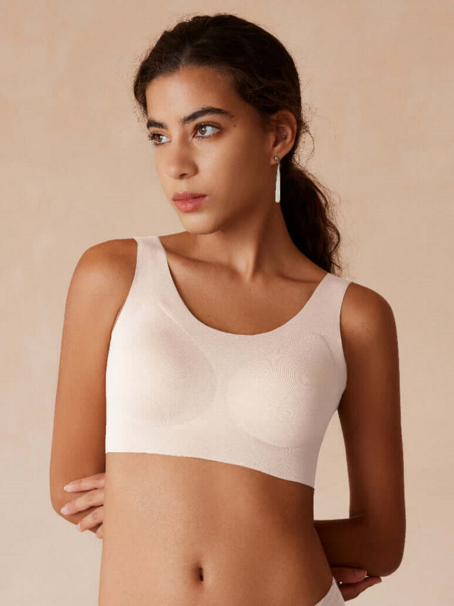 Cloud-Like Seamless U-Neck Bra
