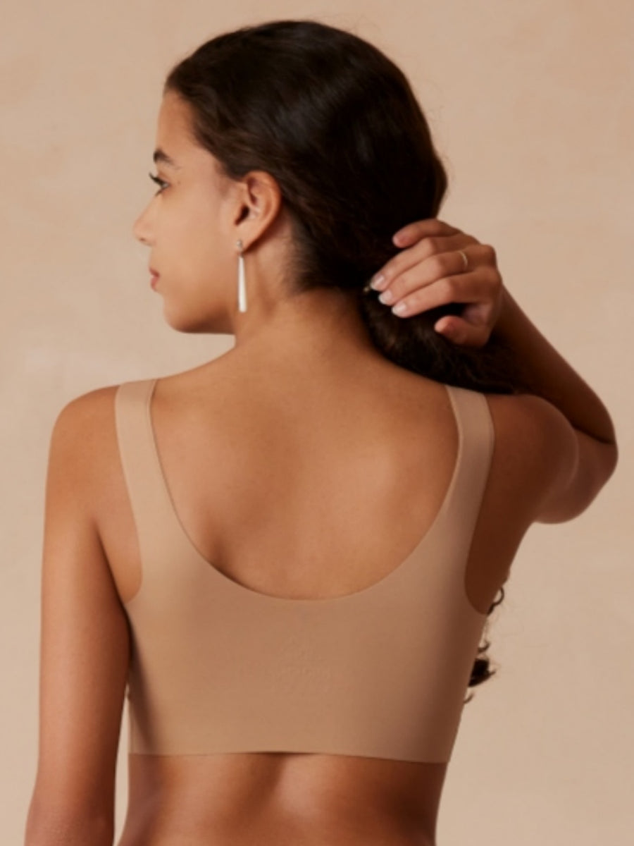 Cloud-Like Seamless U-Neck Bra