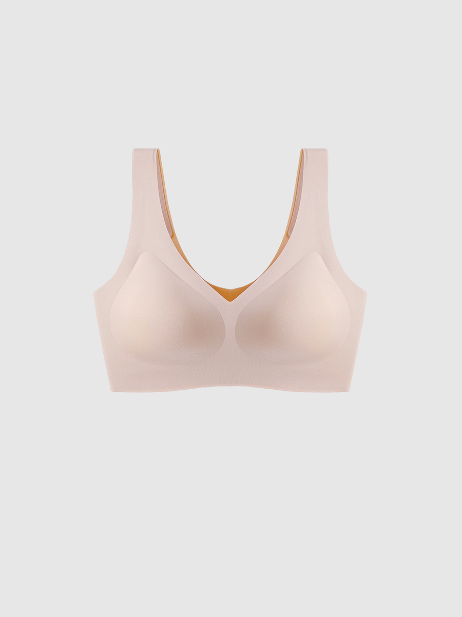 Seamless Comfort V-Neck Sleep Bra