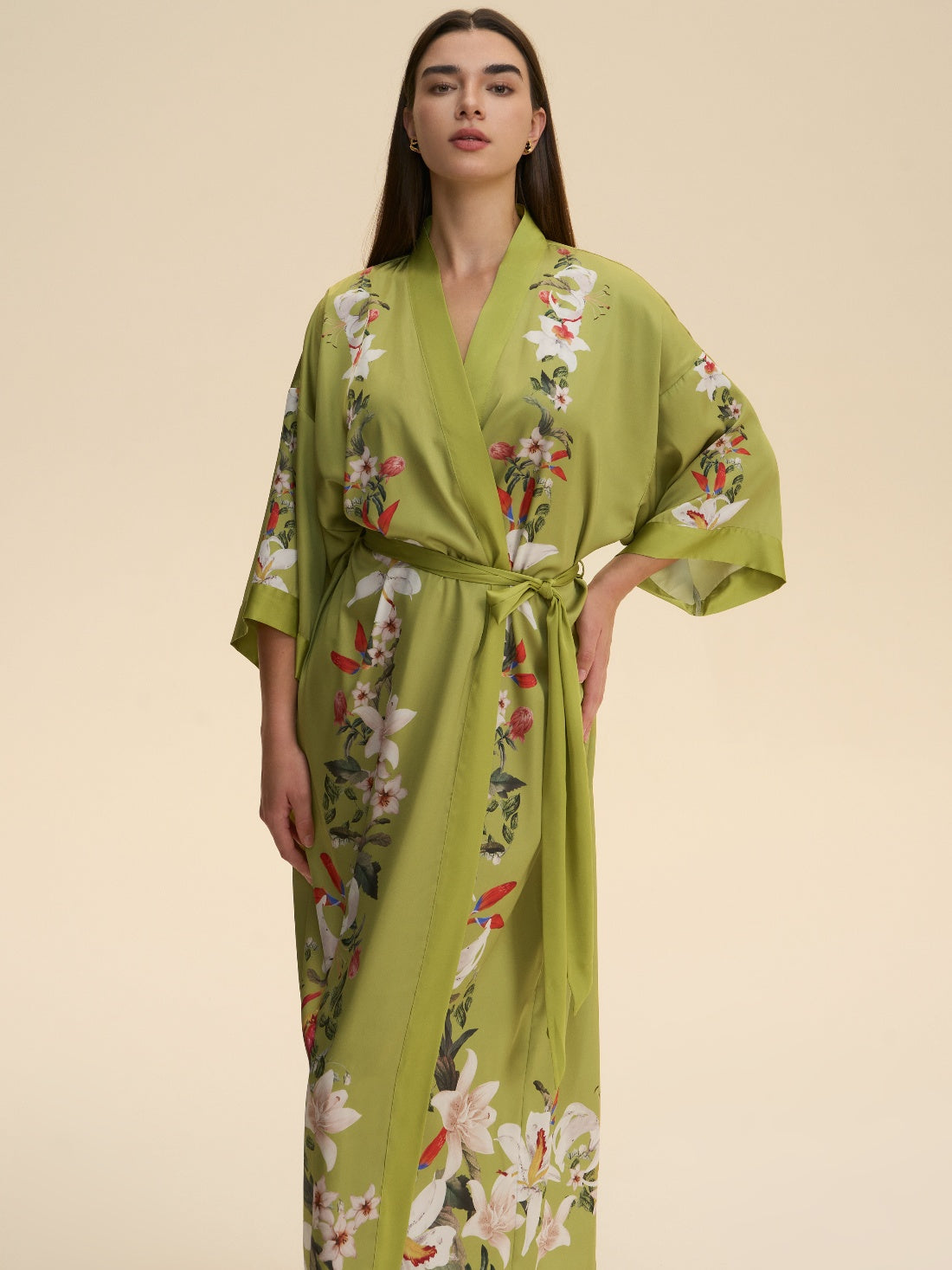 Lily Blossom Kimono Robe
