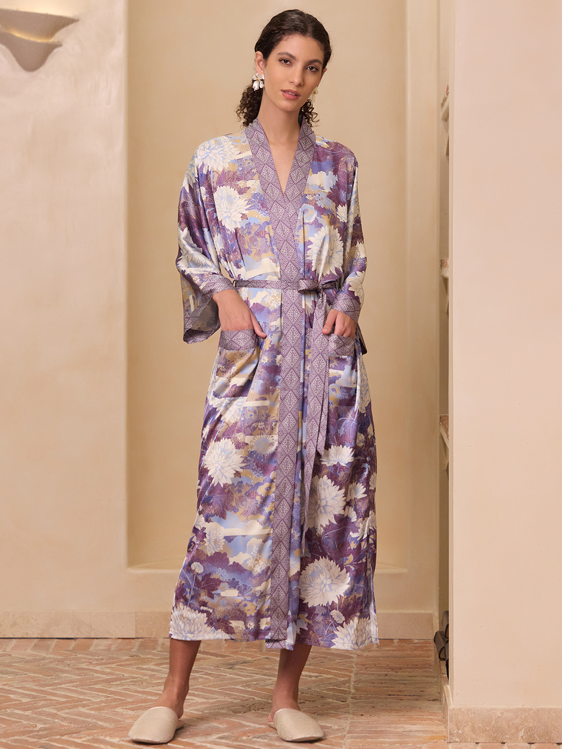 Blossom Mountain Kimono Robe
