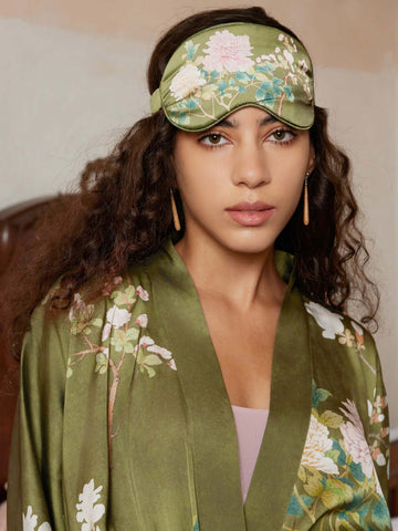 Green Kimonos Robes for Women | Dressing Gown - Ulivary Green Kimonos Robes for Women | Dressing Gown - Ulivary