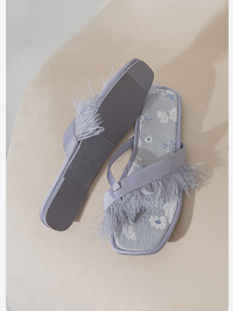 Elegant Summer Toe Ring Slippers