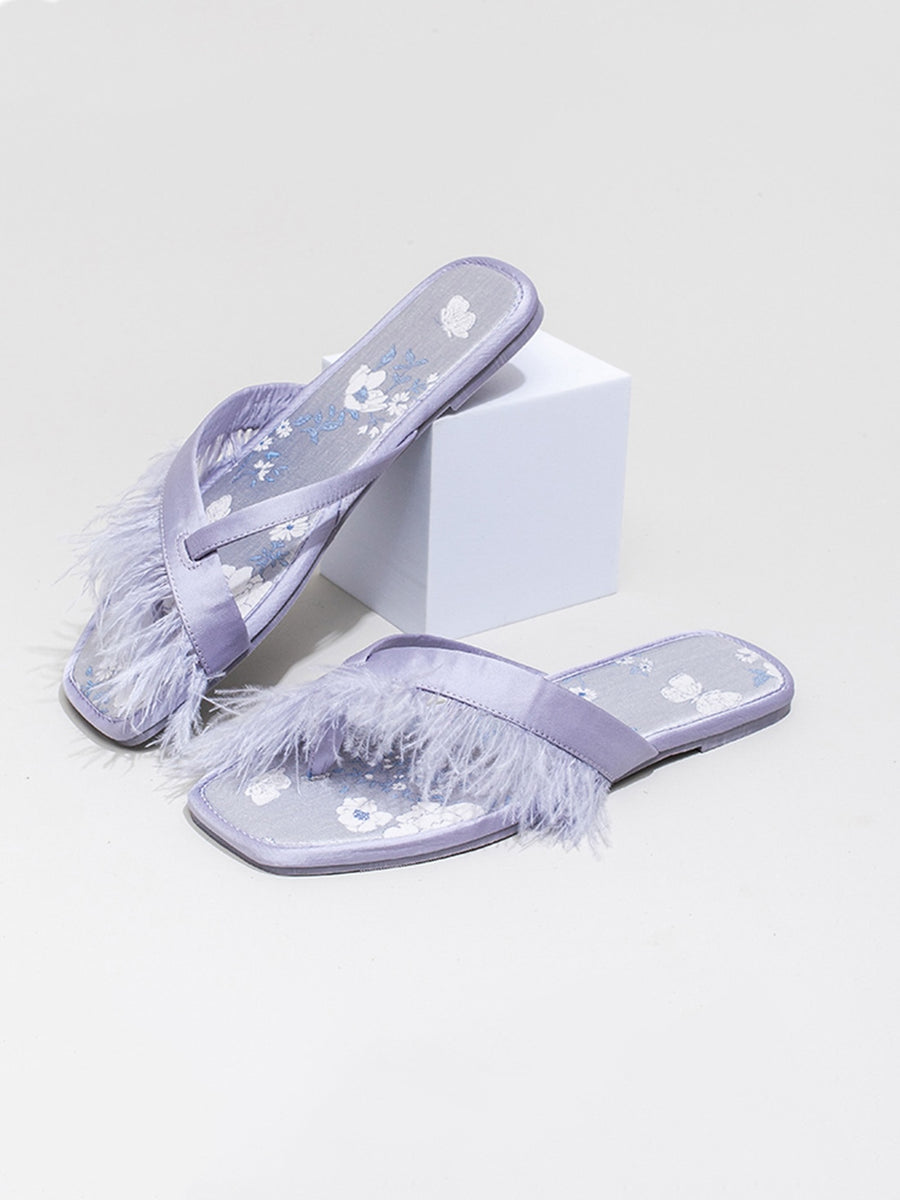 Elegant Summer Toe Ring Slippers
