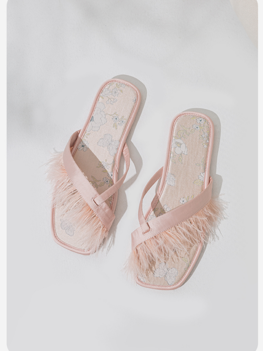 Elegant Summer Toe Ring Slippers