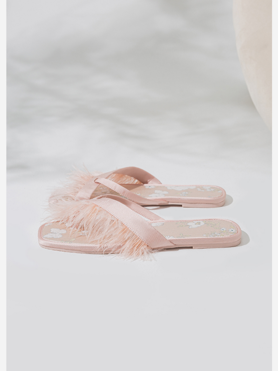Elegant Summer Toe Ring Slippers