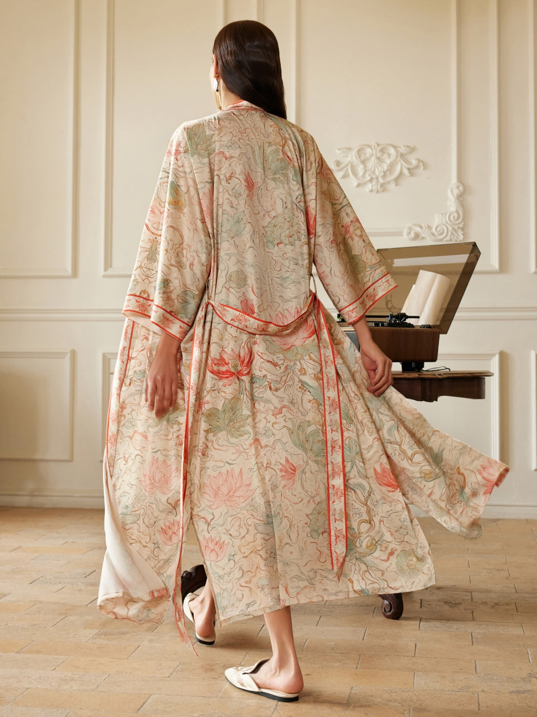 Luxury Asian-inspired Kimono Robe Accessory Giftbox 3-Pcs