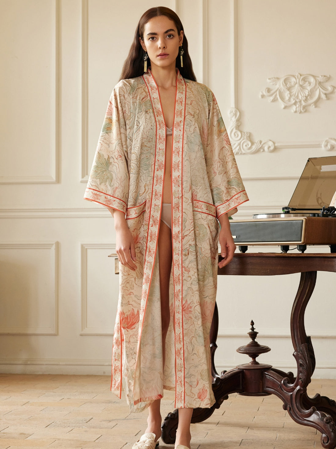 Luxury Asian-inspired Kimono Robe Accessory Giftbox 3-Pcs