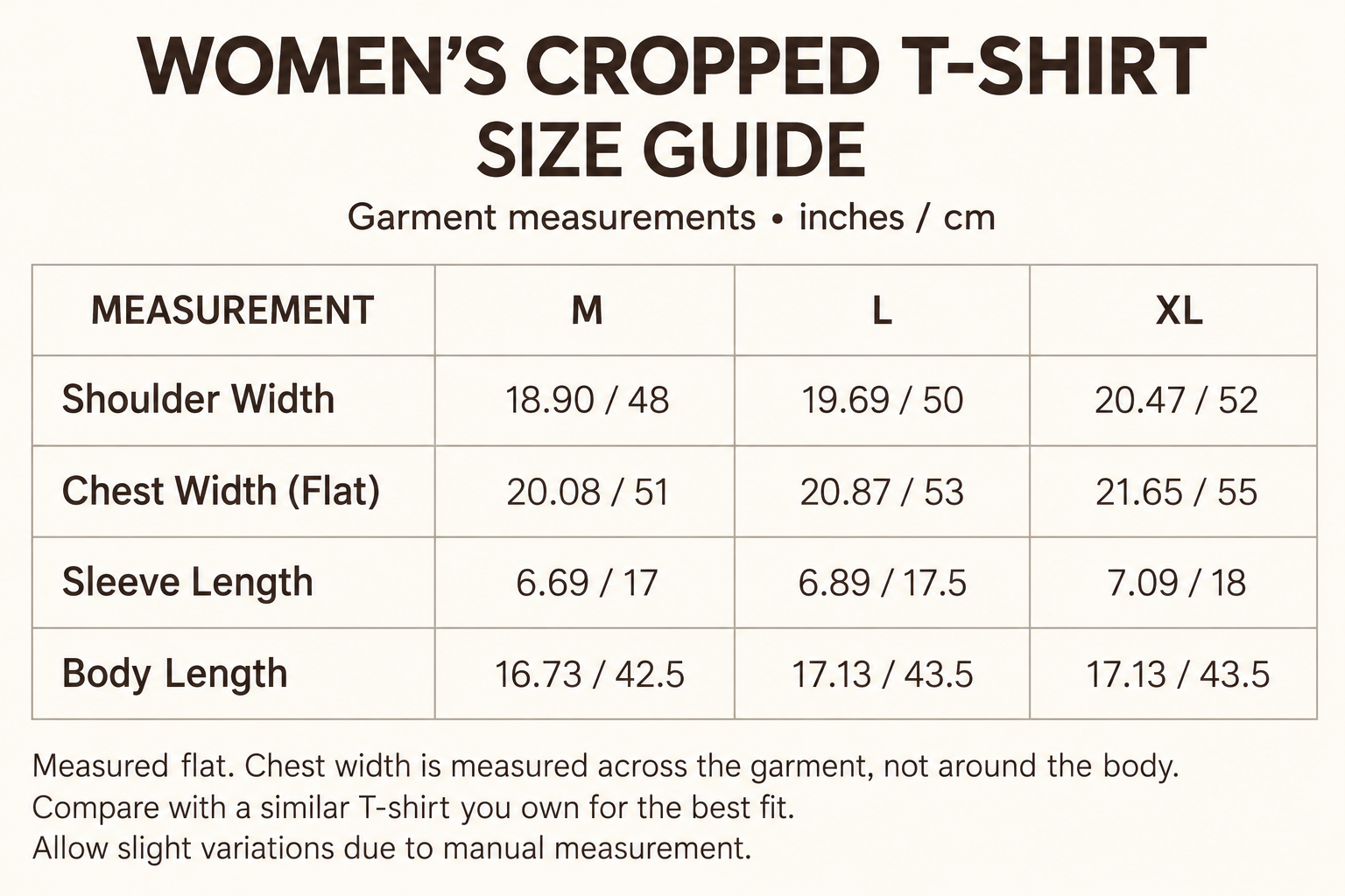 Women's Washed Cotton Crop T-Shirt, Relaxed Fit Crewneck Tee