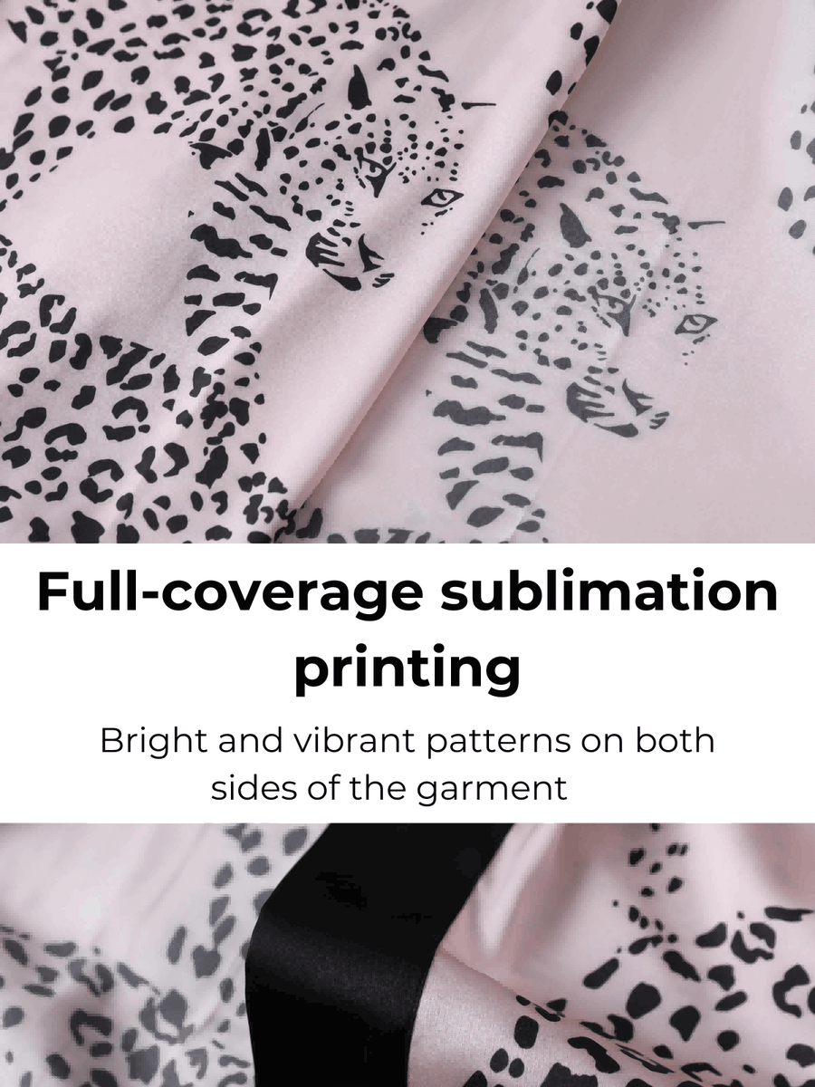 Pink Leopard Robe Elegant Pink Leopard Print Wedding Dress for Timeless Romance