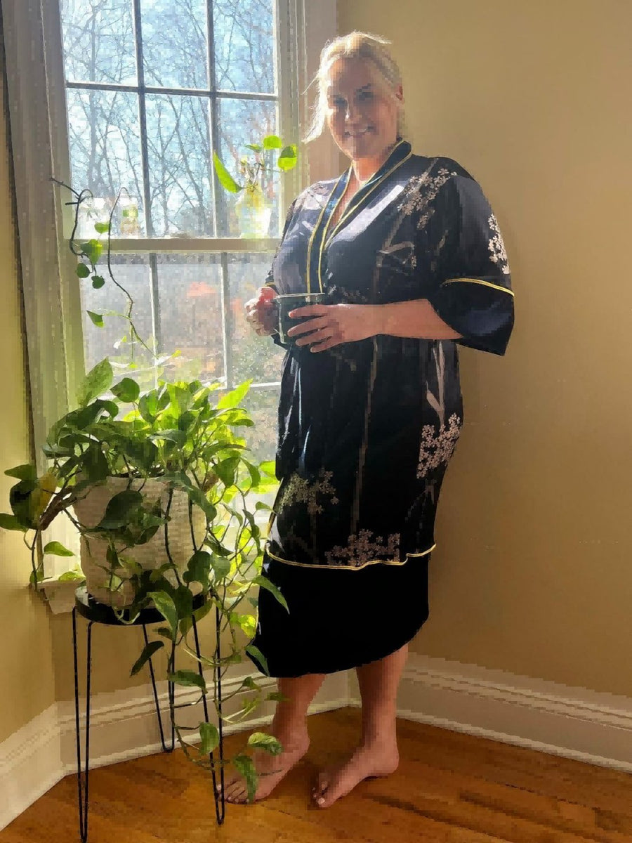 Velvet Vintage Kimono Robe