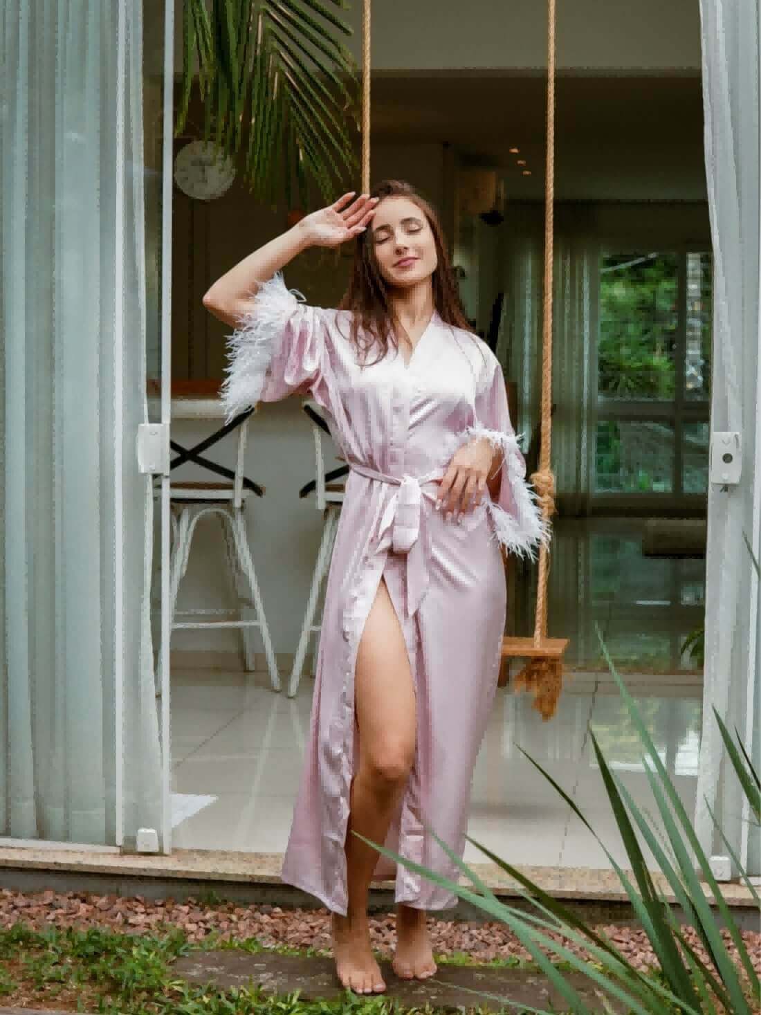 Luxury Silk Robe pajama sets for women Best Gift Guide for her Wedding Gift | Ulivary