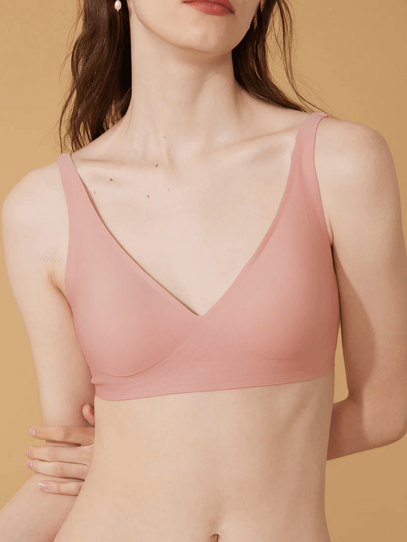 Deep V Neck Cloud Wireless Invisible Bra