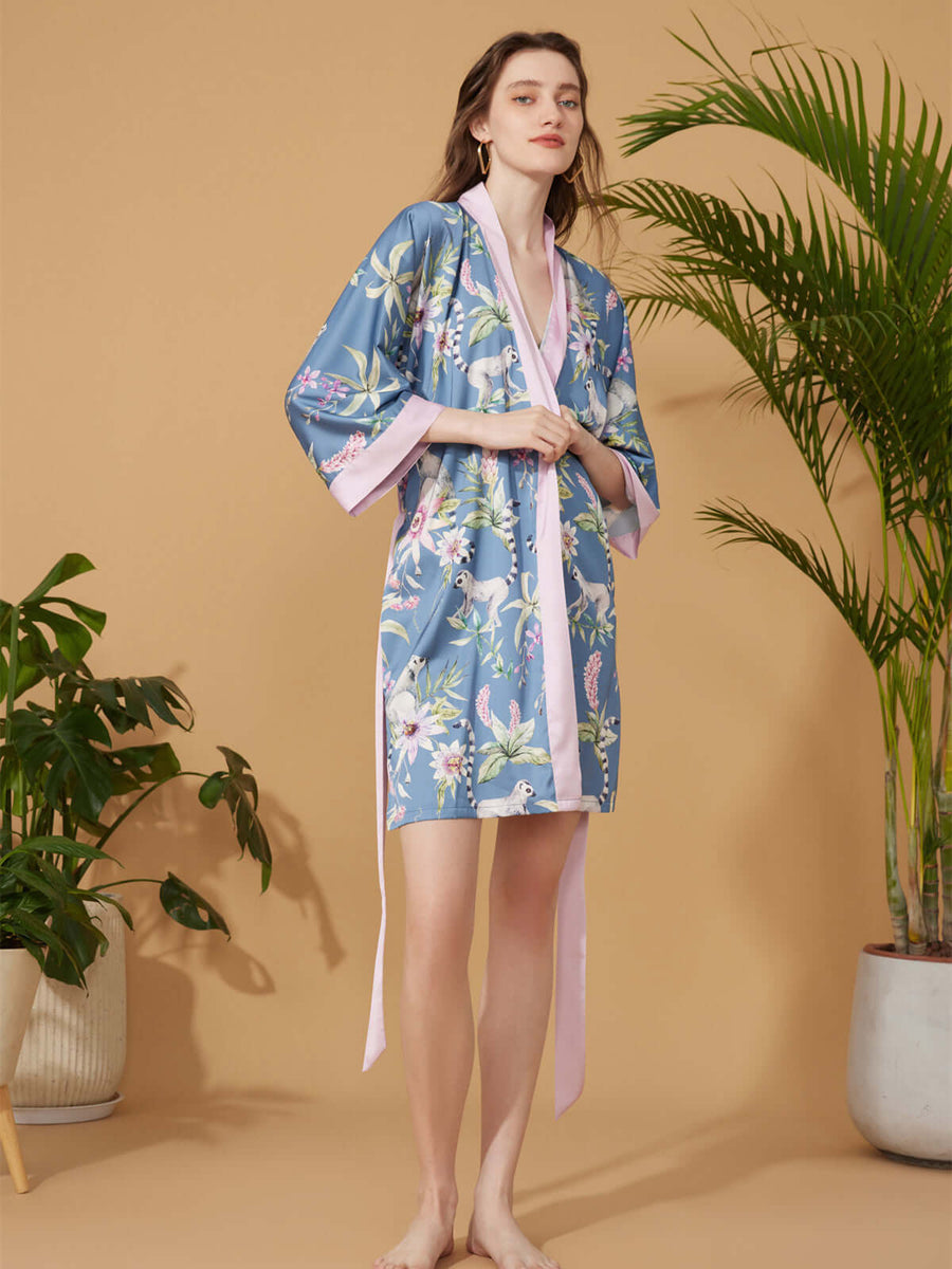 Luxury Silk Robe pajama sets for women Best Gift Guide for her Wedding Gift | Ulivary