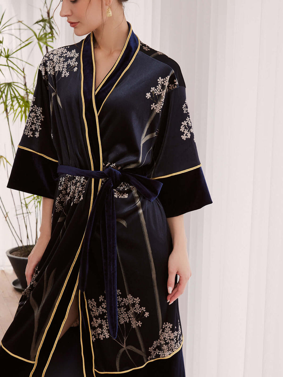 Luxury Silk Robe pajama sets for women Best Gift Guide for her Wedding Gift | Ulivary