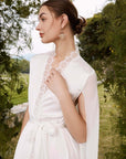 Cape Silk Bridal Robe - ulivary