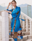 Cathedral Silk Kimono Robe - ulivary