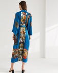 Cathedral Silk Kimono Robe - ulivary