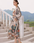 Cherry Blossom Silk Kimono Robe - ulivary