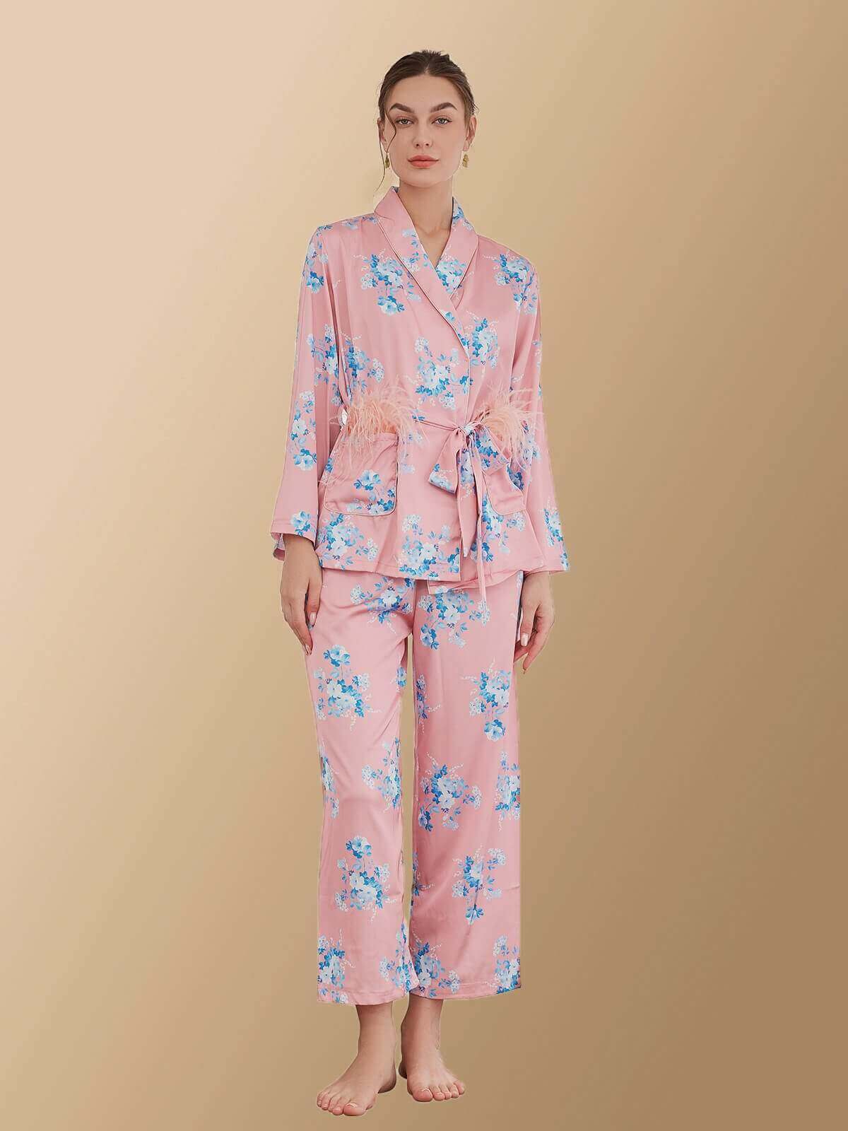 Floral Pajama Set 2 Pcs
