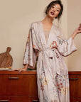 Folding Fan Kimono Robe - ulivary