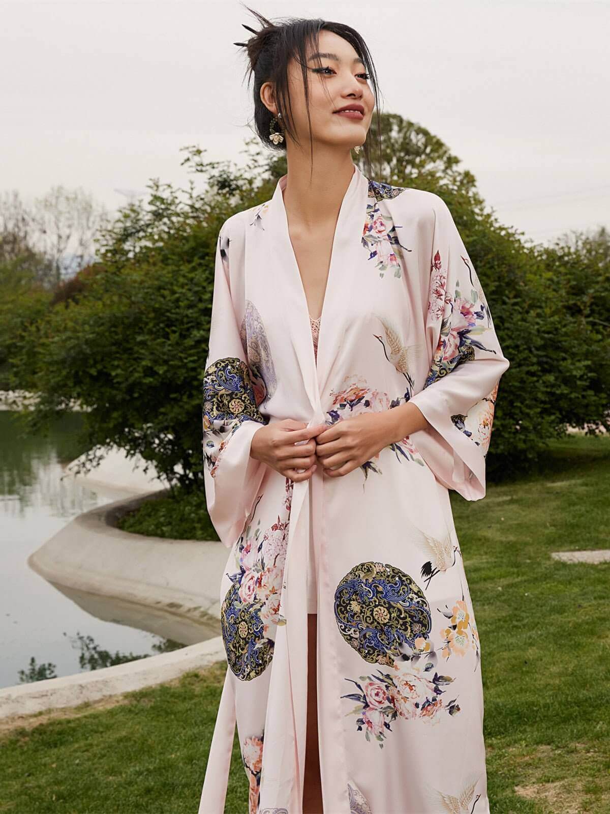 Luxury Silk Robe pajama sets for women Best Gift Guide for her Wedding Gift | Ulivary