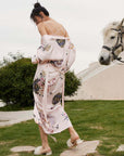 Garden Blush Kimono Robe - ulivary