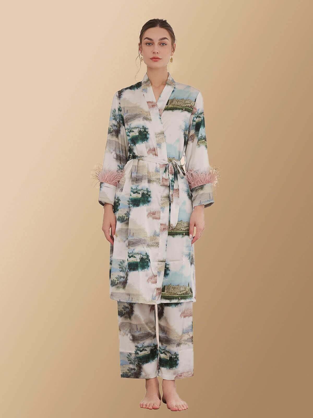 Luxury Silk Robe pajama sets for women Best Gift Guide for her Wedding Gift | Ulivary