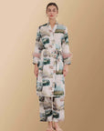 Landscape Pajama Set 3pcs Feather - ulivary