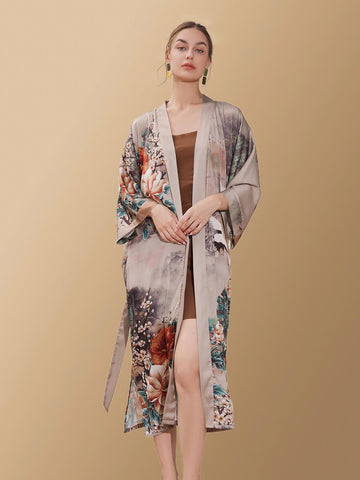 Oriental Forest Kimono Robe - ulivary