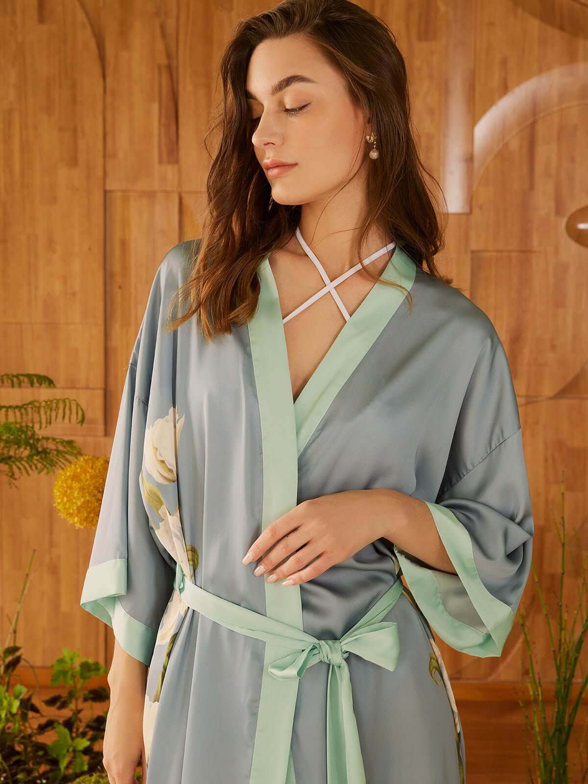 Luxury Silk Robe pajama sets for women Best Gift Guide for her Wedding Gift | Ulivary