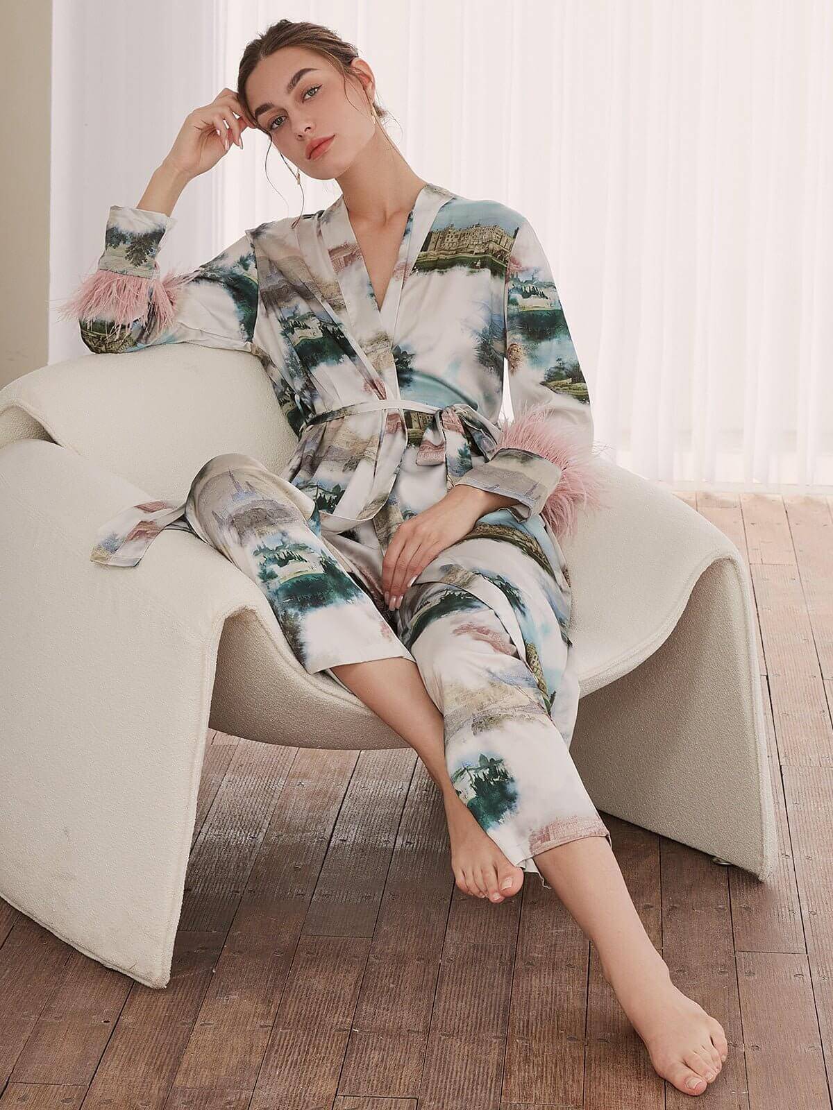 Luxury Silk Robe pajama sets for women Best Gift Guide for her Wedding Gift | Ulivary