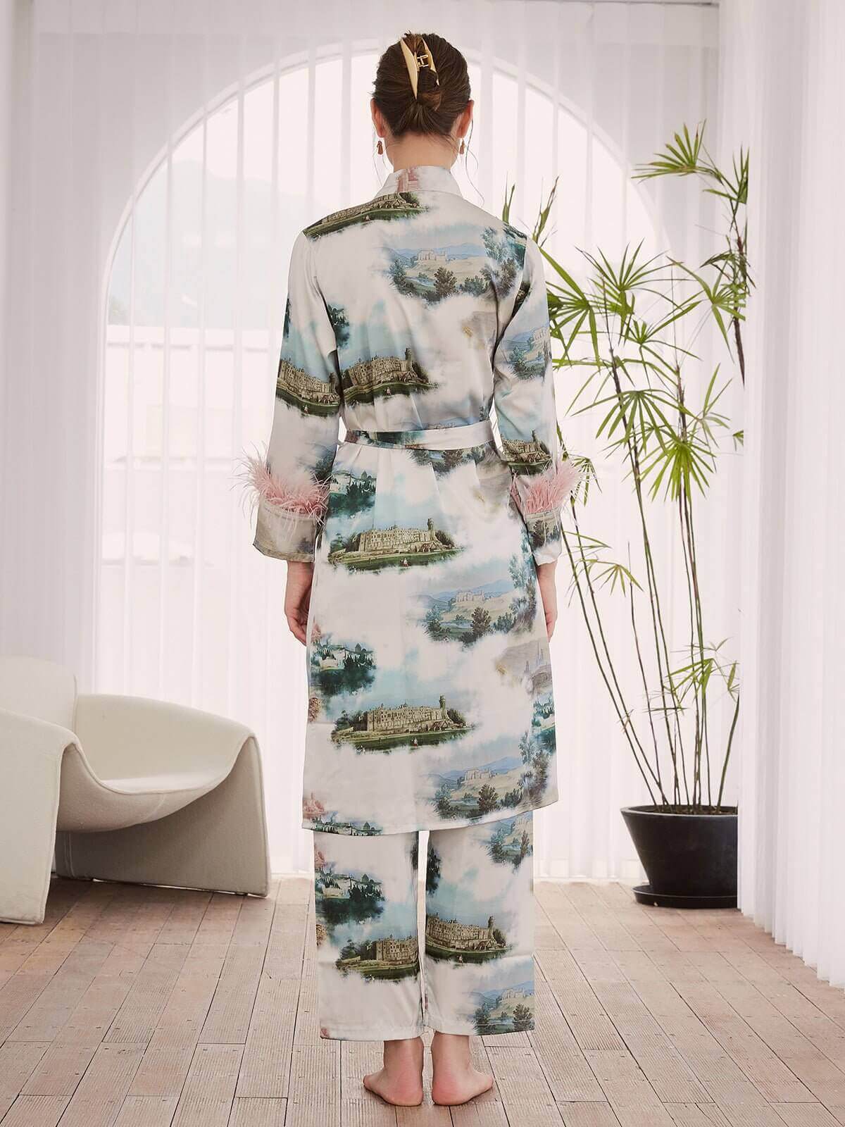Luxury Silk Robe pajama sets for women Best Gift Guide for her Wedding Gift | Ulivary